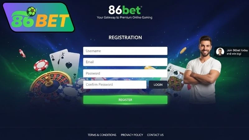 Hướng dẫn đăng ký 86bet