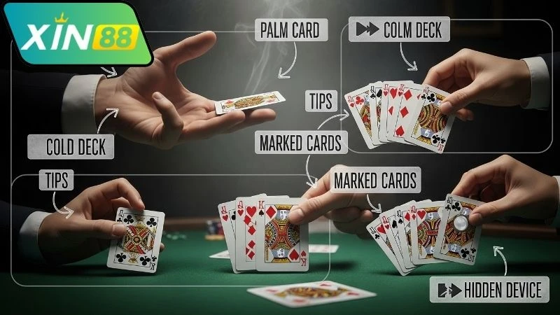 Những chiêu trò và mẹo chơi Liêng bịp phổ biến